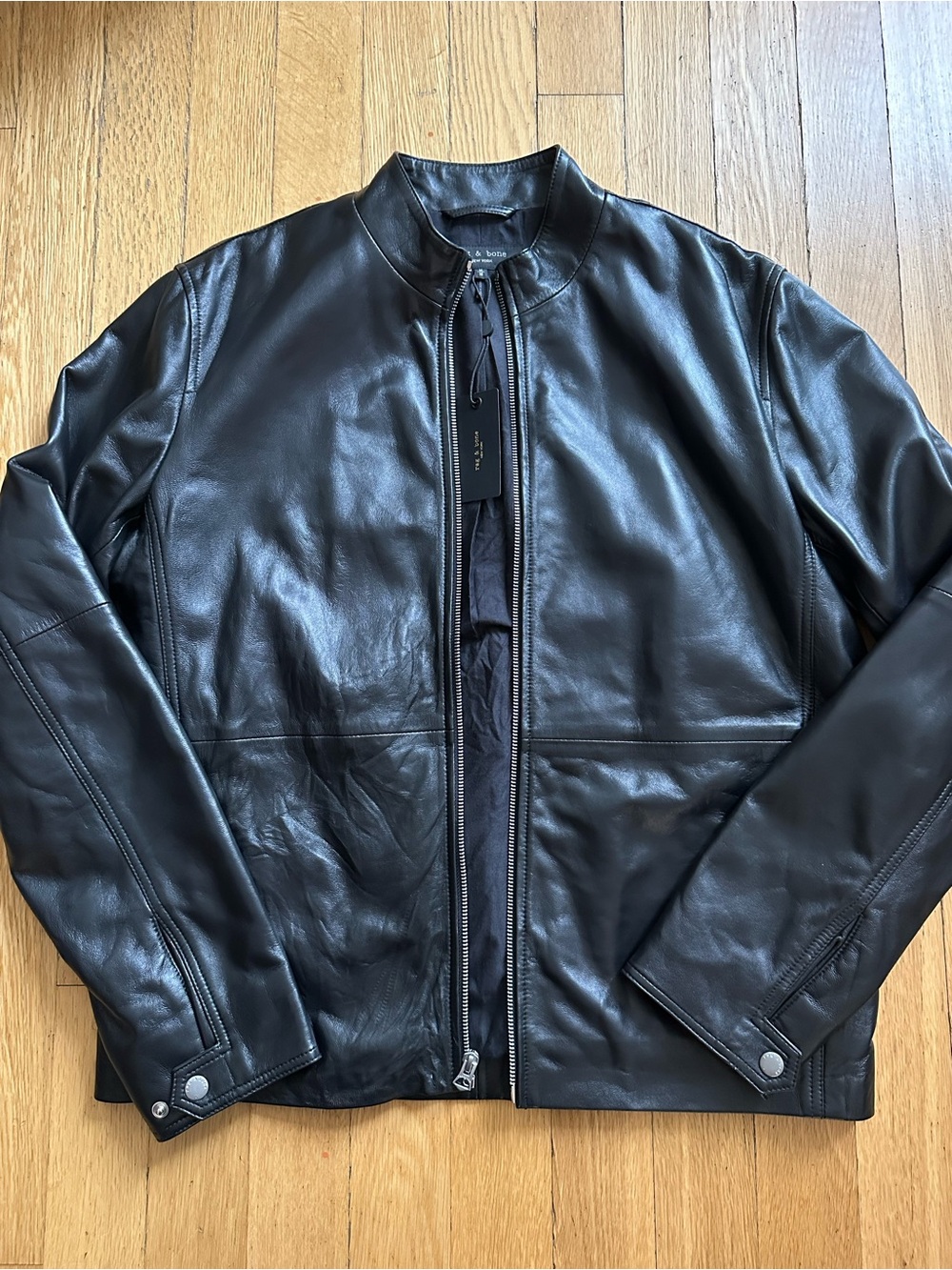 NWT Mens rag & bone Leather Jacket